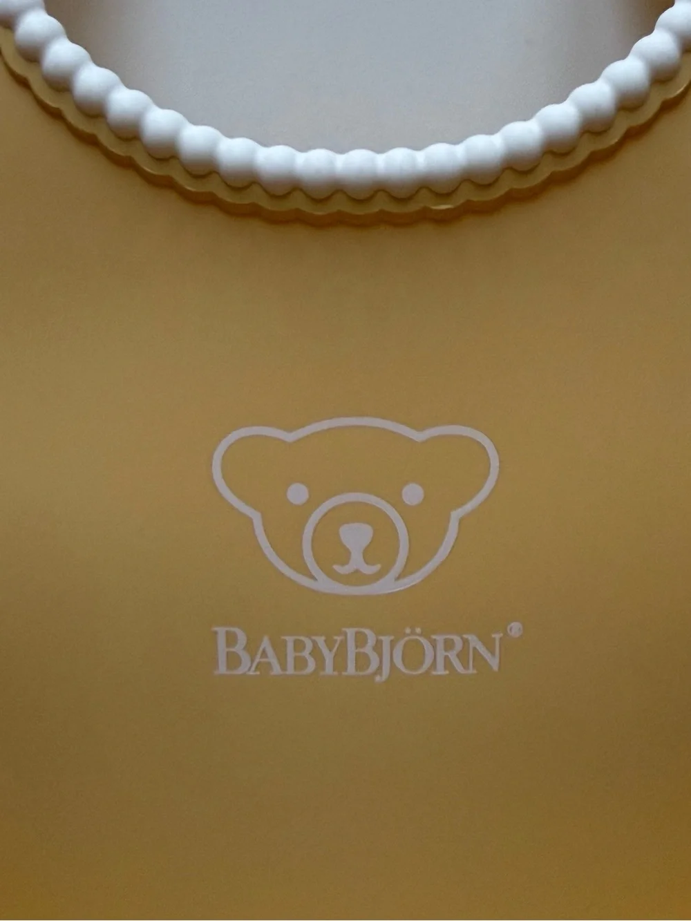 Set of 2 BabyBjorn Feeding Bibs - Blue & Yellow